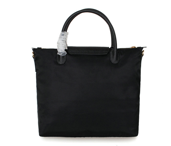 2014 Prada tessuto nylon shopper tote bag BN2107 black